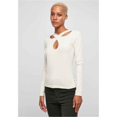 UC Ladies Ladies Crossed Cut Out Longsleeve whitesand Slike