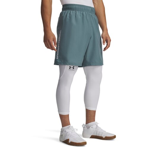 Under Armour mu&amp;scaron;ke kratke hlače UA Tech Woven Wordmark 1383356-587, svijetloplave Slike