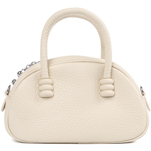 Shelvt Small handbag with a strap light beige Cene