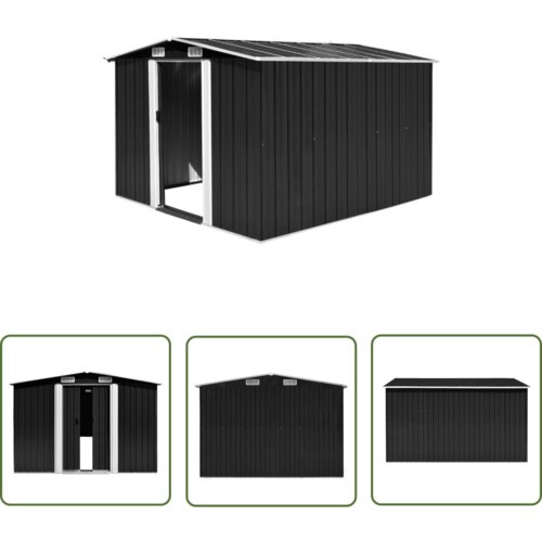  The Living Store Vrtna lopa 257x298x178 cm kovinska antracit - Vrtna Lopa, (21745197) Cene