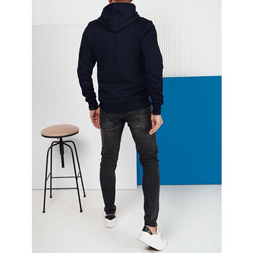 DStreet Men's Navy Blue Hoodie Cene