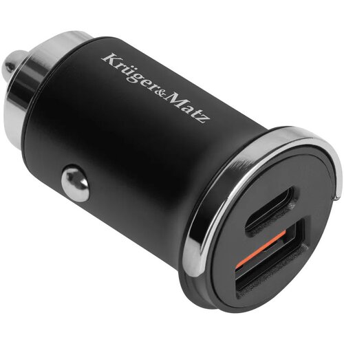 Krüger&Matz Polnilec avto KRUGER-MATZ, Quick Charge, 30W, USB-A; USB-C, (5000083304) Cene