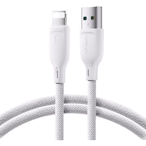 Joyroom iPhone USB-A - Lightning 3A Multi-Color Series kabel, 1 m, bel, (21580727) Cene