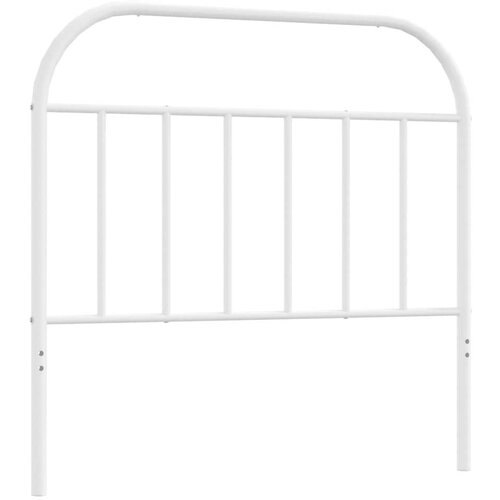 vidaXL Kovinsko vzglavje belo 100 cm Cene