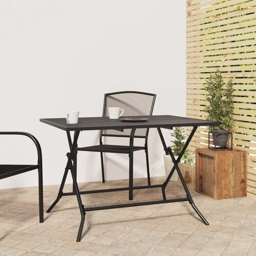 vidaXL Sklopivi vrtni stol antracit 110 x 80 x 72 cm od čelične mreže Cijene