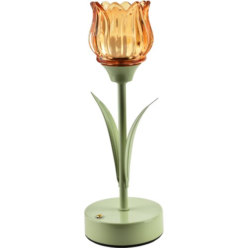 Mondex Namizna luč keramika Tulla LED 9x25cm oranžna 1 kos, (5000208304) Cene