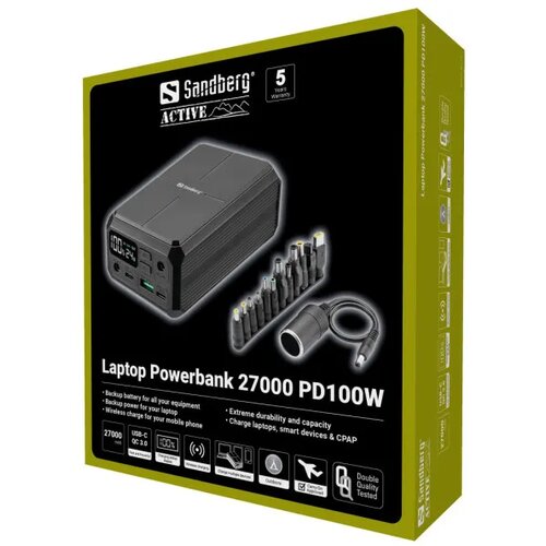 Sandberg 421-13 27000mAh/99,9Wh/PD100W Powerbank Cene