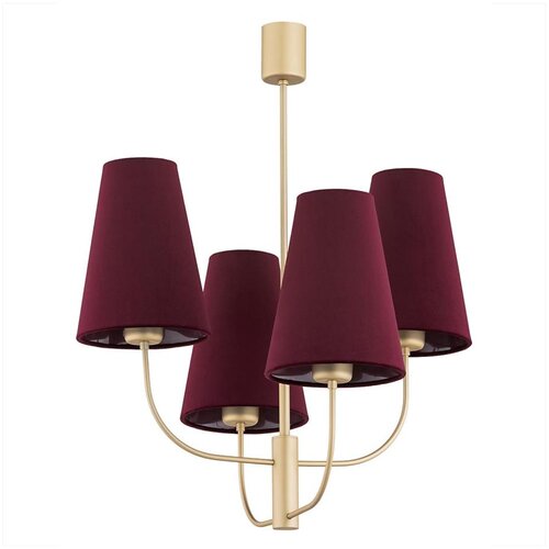  Argon 1827 - Luster na šipci SAFIANO 4xE27/15W/230V bordo Cene