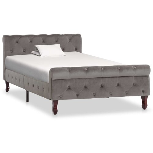 Furnova Posteljni okvir siv žamet 100x200 cm, (21931695) Slike