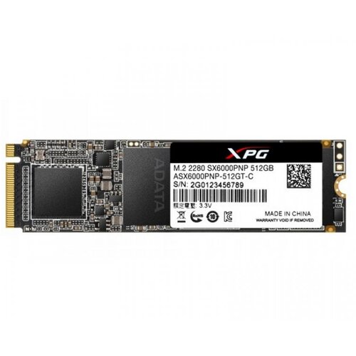 Adata 512GB M.2 PCIe Gen 3 x4 NVMe SSD ASX6000PNP-512GT-C ssd Slike