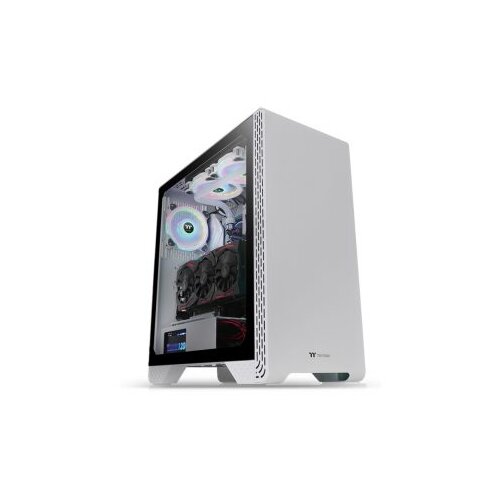 Thermaltake S300 TG Snow Mid tower case, bijela boja, 1x Standard fan 120mm Slike