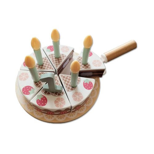 Tooky Toy Igračka drvena rođendanska torta TH544B Cijene