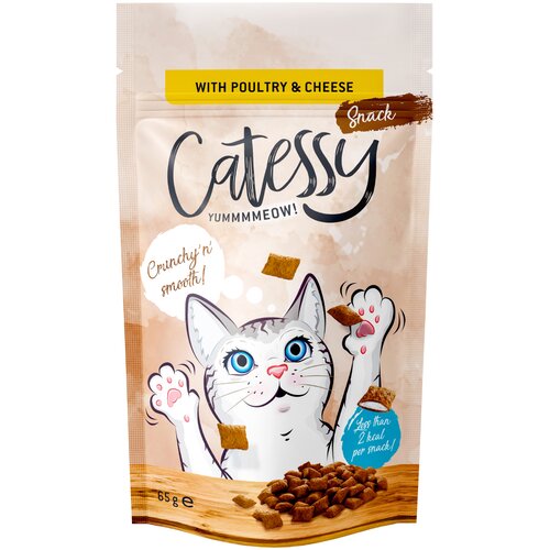  Varčno pakiranje Catessy hrustljavi prigrizki 3 x 65 g - S perutnino & sirom Cijene