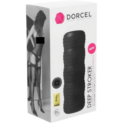 Dorcel Deep Stroker - moški masturbator (črn) Cene