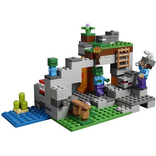 Lego Minecraft Votlina zombijev - 21141, (632311) Cene