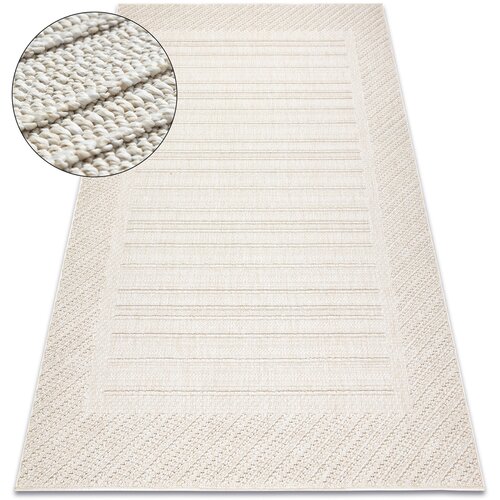 RugsX Preproge Preproga JERSEY 19261 krem - Okvir, strukturna, 140x190 cm Bež Cene