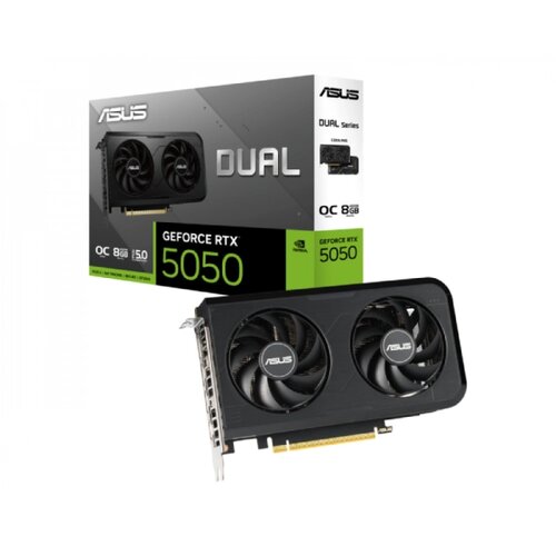  SVGA PCIE ASUS DUAL-RTX5050-O8G NVD/8GB/GDDR6/128bit/crna Cene