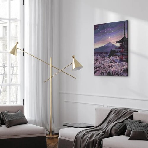  Slika za samostalno slikanje - Twilight over Japan 40x50 Slike