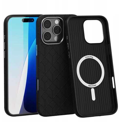 Spacecase OVITEK OVITEK ZA IPHONE 16 PRO MAX ČRN ZA MAGSAFE, (21967368) Cene