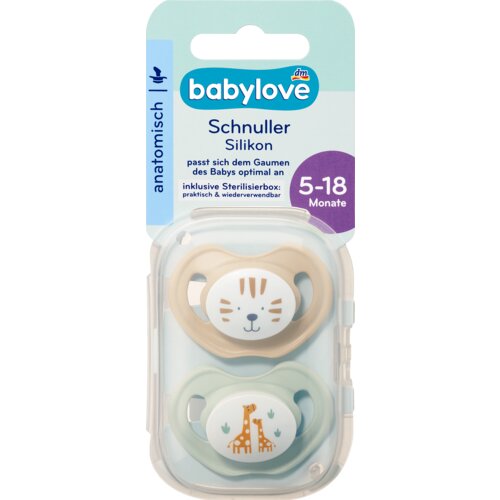 babylove Varalica silikonska, anatomska, od 5-18m + kutijica, više vrsta 1 kom Cene