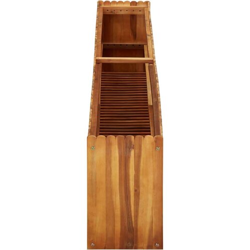  Posuda za sadnju od masivnog bagremovog drva 200x30x50 cm Cijene