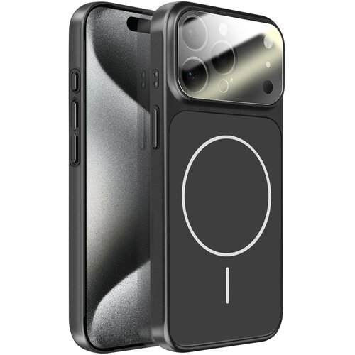 AVIZAR Trd MagSafe ovitek za iPhone 15 Pro Max z za&scaron;čito kamere, Črna, (5000275083) Cene