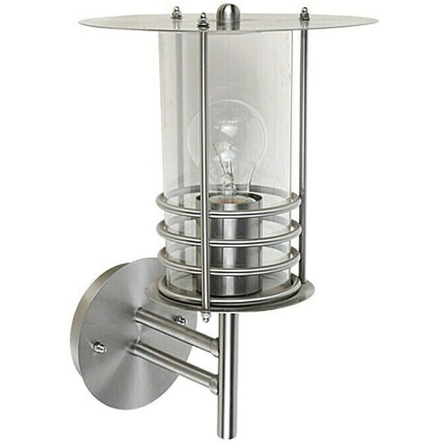 Starlux Silver Star II Vanjska zidna svjetiljka (60 W, 24 x 22 x 35 cm, Srebrne boje, IP44) Cijene