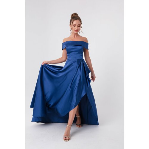 Lafaba Evening & Prom Dress - Dark blue - Asymmetric Cene