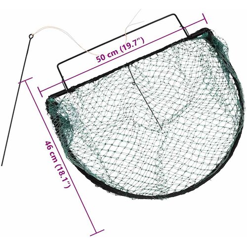  Zamka za ptice zelena 50 cm čelična Slike