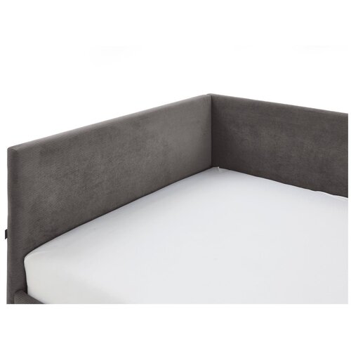 Meise M&amp;ouml;bel antracitno sivi kutni dječji krevet s prostorom za odlaganje 140x200 cm cool Slike