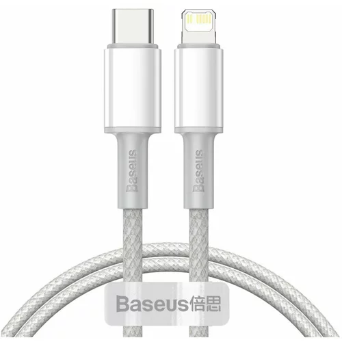 Baseus Kabel Apple USB C/Lightning 1m PD 20W bel pleten (20399005)