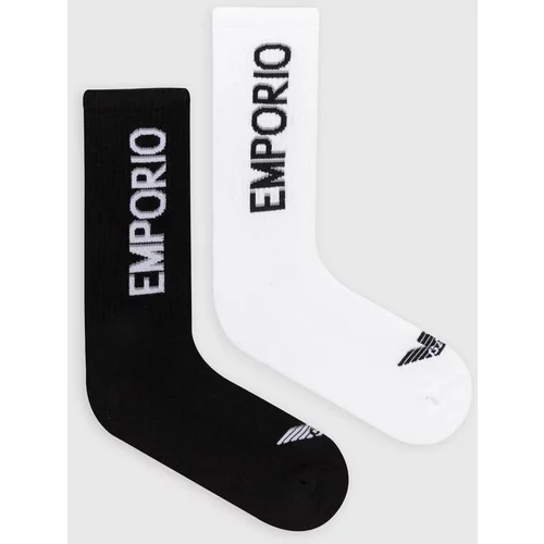 Emporio Armani Underwear Čarape 2-pack za muškarce, boja: bijela