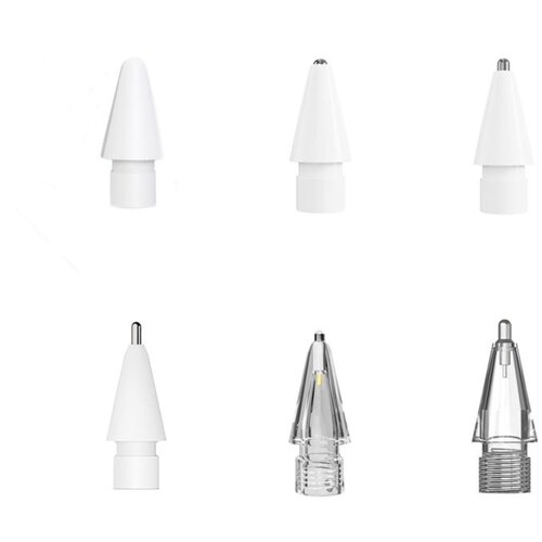INF Komplet 6 barvnih zamenljivih konic za Apple Pencil, PA6+Copper, (5000247255) Slike