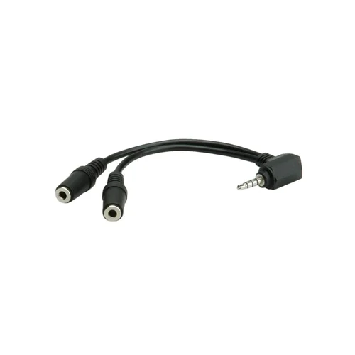 Roline 11.09.4441 11.09.4441 audio adapter [1x 3,5 mm banana utikač - 2x priključna doza za 3,5 mm banana utikač]