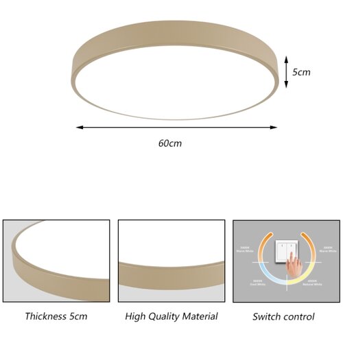  Brilagi - LED plafonsko svetlo POOL LED/60W/230V 3000/4500/6000K prečnik 60 cm, u bež boji Slike