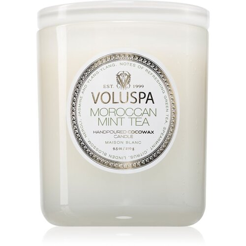 VOLUSPA Maison Blanc Moroccan Mint Tea di&amp;scaron;eča sveča 270 g Slike