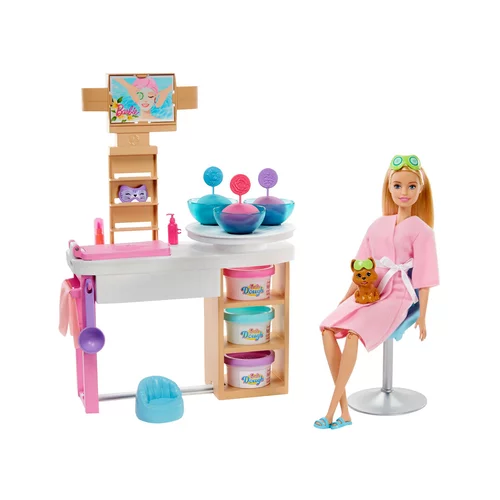 Barbie kozmetični salon s plastelinom GJR84