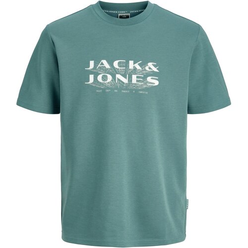 Jack & Jones Mu&scaron;ka majica Jcofusion Jj Branding Tee Ss Crew Neck, Plava Cene