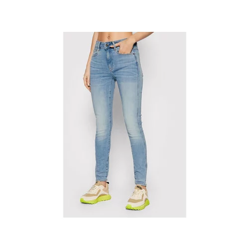 G-star Raw Jeans hlače 3301 D05175-8968-8436 Modra Skinny Fit
