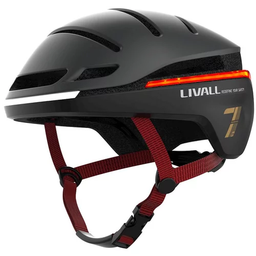 Livall Poškodovana embalaža: mestna čelada EVO21, M, pametna, črna