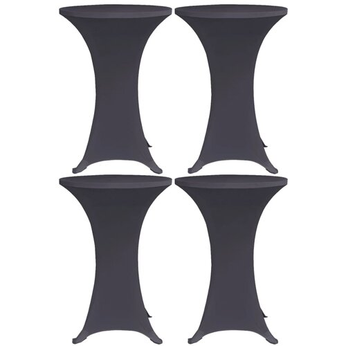 vidaXL Raztegljivo pregrinjalo za mizo 4 kosi 60 cm antracit Cene