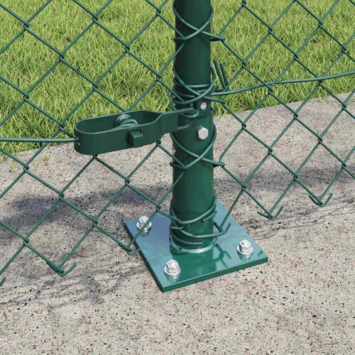  Ograde od lanca s betonskom podlogom 25 x 0,4 m Zelena Mreža Slike