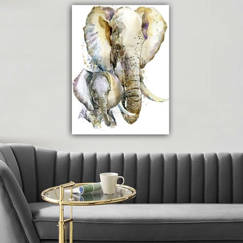 WALLXPERT Dekorativna slika na platnu, 70x100cm, &Scaron;areno Cijene
