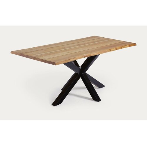 Kave Home Blagovaonski stol s pločom stola u dekoru hrasta 90x160 cm Argo &ndash; Cijene