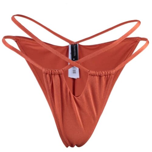 Trendyol Cinnamon Cut Out Bib Detail Bikini Bottom Cene