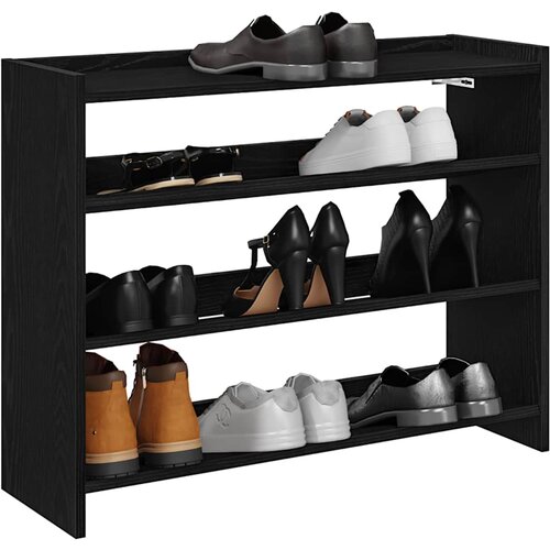  Stalak za cipele crni 80x25x62 cm od konstruiranog drva Cijene