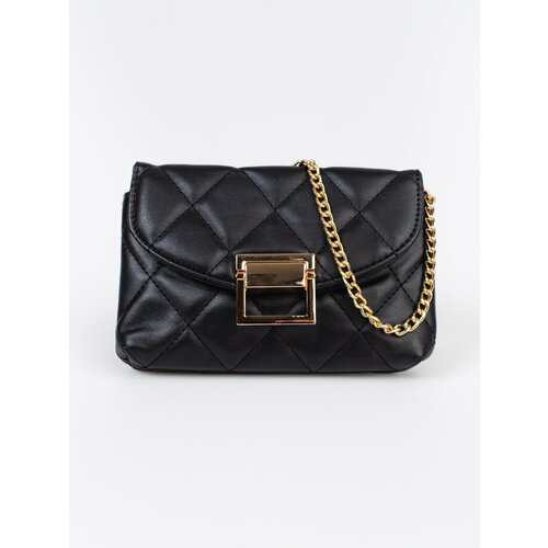 Shelvt Black handbag with chain Slike
