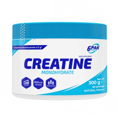 6PAK Nutrition Kreatin Monohydrate, 300g Slike