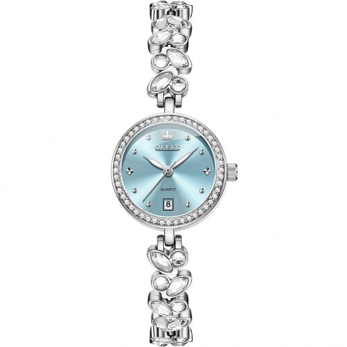  Ženska ura OLEVS ML - 41507 - Modra / Srebrna KP41507 Slike