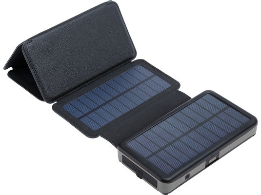 Sandberg Banka baterija - solarni Powerbank 20000 sa 6 panela (na solarno napajanje; vanjski; IPX4 otporan na prskanje; LED svjetlo; 2xUSB-A+USB-C) Slike